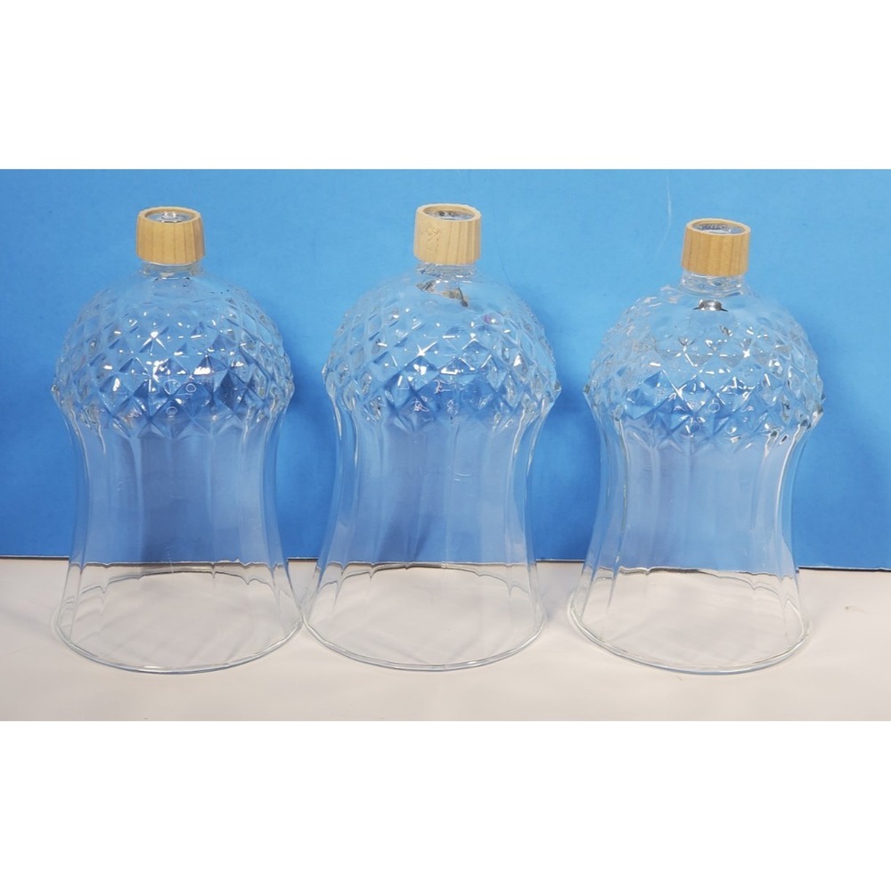 Vintage Votive Cups Starburst Glass Peg Candle Home Interior New‎ Grippers QTy 3